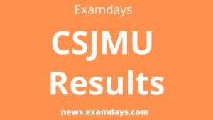 Csjmu Result Released Marksheet Results Csjmu Ac In