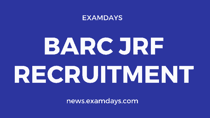 barc jrf recruitment