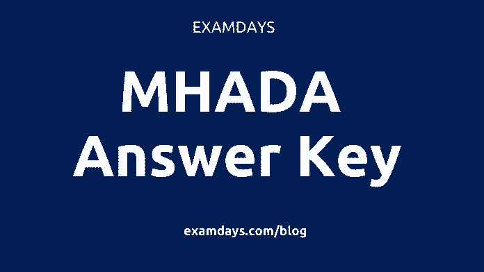 mhada answer key 2022 pdf download